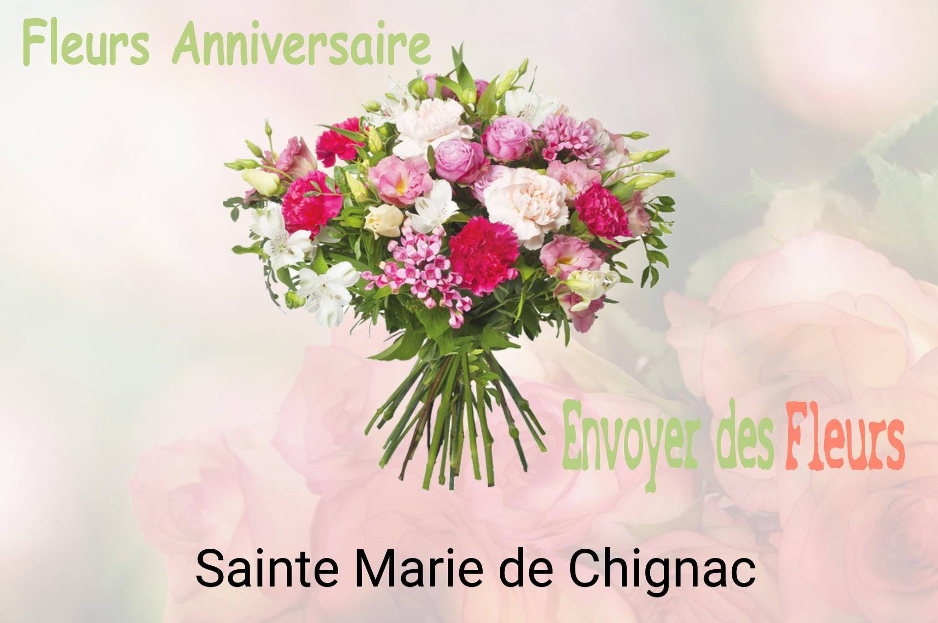 Bouquet de fleurs d’anniversaire livré à Sainte-Marie-de-Chignac